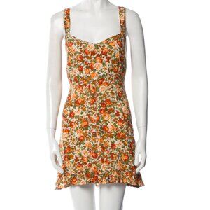 Faithfull the Brand floral print mini dress